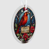 Personalized Two-Sided Cardinal Ornament  (voorkant)