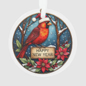 Personalized Two-Sided Cardinal Ornament  (achterkant)