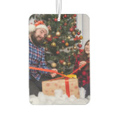 Personalized Two Sided Family Christmas Photo Luchtverfrisser (Achterkant)