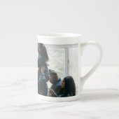 Personalized Two Sided Family Christmas Photo Porselein Kop (Rechts)