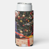 Personalized Two Sided Family Christmas Photo Seltzer Blikjeskoeler (Seltzer Achterkant)