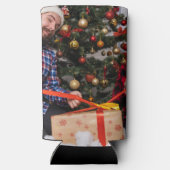 Personalized Two Sided Family Christmas Photo Seltzer Blikjeskoeler (Achterkant)