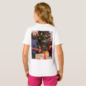 Personalized Two Sided Family Christmas Photo T-shirt (Achterkant volledig)
