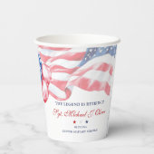 Personalized U.S. Military Retirement Papieren Bekers (Achterkant)