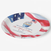 Personalized U.S. Military Retirement Papieren Bordje (Gekanteld)