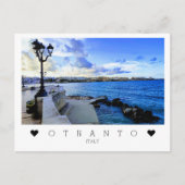 Personalized uitzicht Otranto, Apulië, Italië Post Briefkaart (Voorkant)