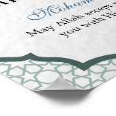 Personalized Umrah Mubarak Islamic Wall Art Poster (Hoek)