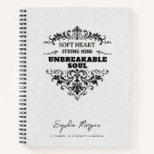 Personalized Unbreakable Soul Spiral Notebook Notitieboek (Voorkant)
