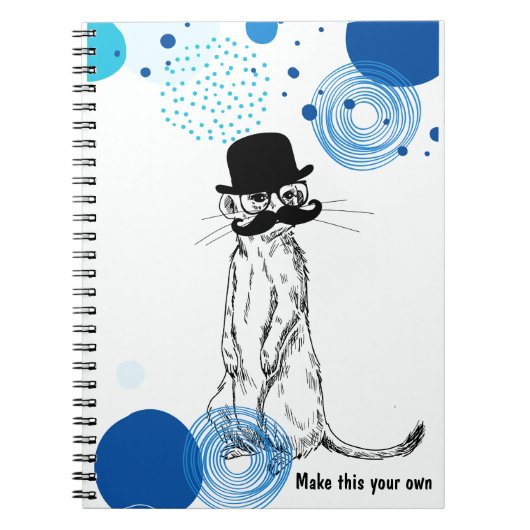 PERSONALIZED Under Cover Meerkat Notitieboek (Voorkant)