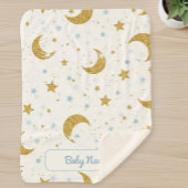 Personalized Under the Stars Soft Blanket  Sherpa Deken