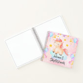 Personalized Unicorn Kids Sketchbook Notitieboek (Binnen)