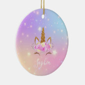 Personalized Unicorn Ornament for Girls (Rechts)