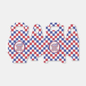 Personalized USA 250–Patriotic Retro Marquee Bedankdoosjes (Uitgevouwen)