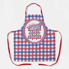 Personalized USA 250–Patriotic Retro Marquee Schort