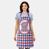 Personalized USA 250–Patriotic Retro Marquee Schort (Gedragen)