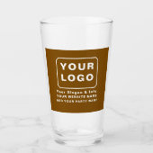 PERSONALIZED UW LOGO NAAM AANGEPASTE TEKST BIJSLAG GLAS (Voorkant)