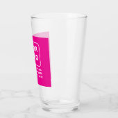 PERSONALIZED UW LOGO NAAM AANGEPASTE TEKST BIJSLAG GLAS (Links)