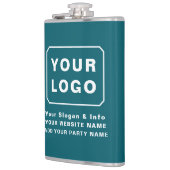 PERSONALIZED UW LOGO NAAM AANGEPASTE TEKST BIJSLAG HEUPFLES (Links)
