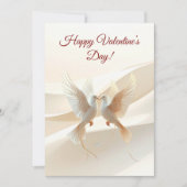 Personalized Valentine Card – Romantic Love Greeti Feestdagenkaart (Voorkant)