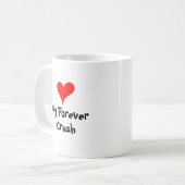 Personalized Valentine Coffee Mug, Custom Valentin Koffiemok (Voorkant links)