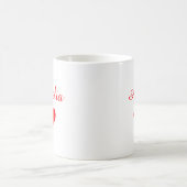 Personalized Valentine Coffee Mug, Custom Valentin Koffiemok (Center)