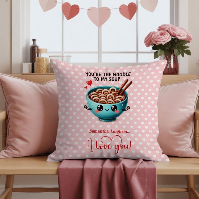 Personalized Valentine Day Pillow Funny Food Kussen (Personalized Valentine Day Pillow Funny Food)