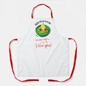 Personalized Valentine Gift Apron Cute Food Humor Schort (Voorkant)