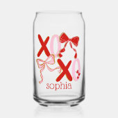 personalized Valentine gift - Valentine Blikvorm Glas (Voorkant)