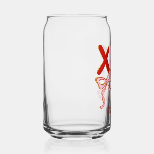 personalized Valentine gift - Valentine Blikvorm Glas (Rechts)