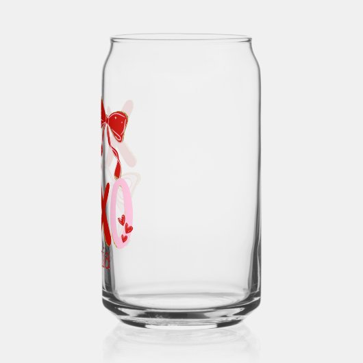 personalized Valentine gift - Valentine Blikvorm Glas (Links)