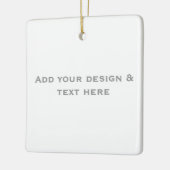 Personalized Valentine Love Message Keramisch Ornament (Links)