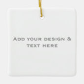 Personalized Valentine Love Message Keramisch Ornament (Voorkant)