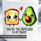 Personalized Valentine Mug Cute Food Love Quote Koffiemok