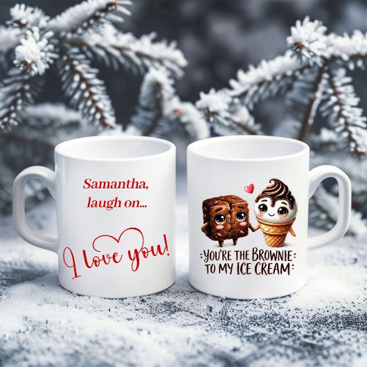Personalized Valentine Mug Cute Food Love You Gift Koffiemok