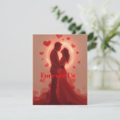 Personalized Valentine Mug for Couple | Forever Us Feestdagenkaart (Staand voorkant)