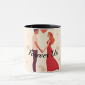 Personalized Valentine Mug for Couple | Forever Us Mok (Midden)