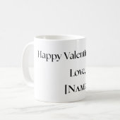 Personalized Valentine Mug From Girlfriend or Wife Koffiemok (Voorkant links)
