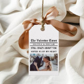 Personalized Valentine Newspaper Cadeaulabel