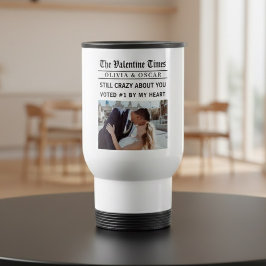 Personalized Valentine Newspaper Reisbeker