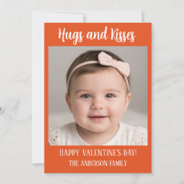 Personalized Valentine Photo Card Feestdagenkaart