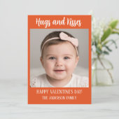 Personalized Valentine Photo Card Feestdagenkaart (Staand voorkant)