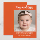 Personalized Valentine Photo Card Feestdagenkaart (Voorkant / Achterkant)