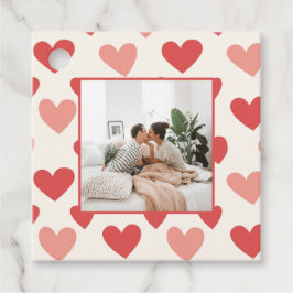 Personalized Valentine Photo Heart Favor Tags Bedankjes Labels