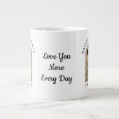 Personalized Valentine Photo Mug Grote Koffiekop (Voorkant)