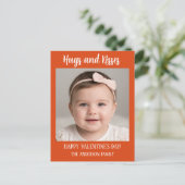 Personalized Valentine Photo Postcard Briefkaart (Staand voorkant)