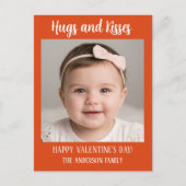 Personalized Valentine Photo Postcard Briefkaart (Voorkant)