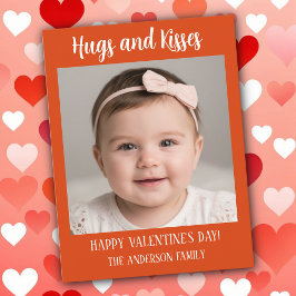 Personalized Valentine Photo Postcard Briefkaart