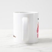 Personalized Valentine Rose Specialty Mug  Grote Koffiekop (Achterkant)