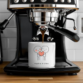 Personalized Valentine’s Couple Matching Espresso Kop
