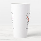 Personalized Valentine’s Couple Matching Latte Mug Latte Mok (Voorkant)